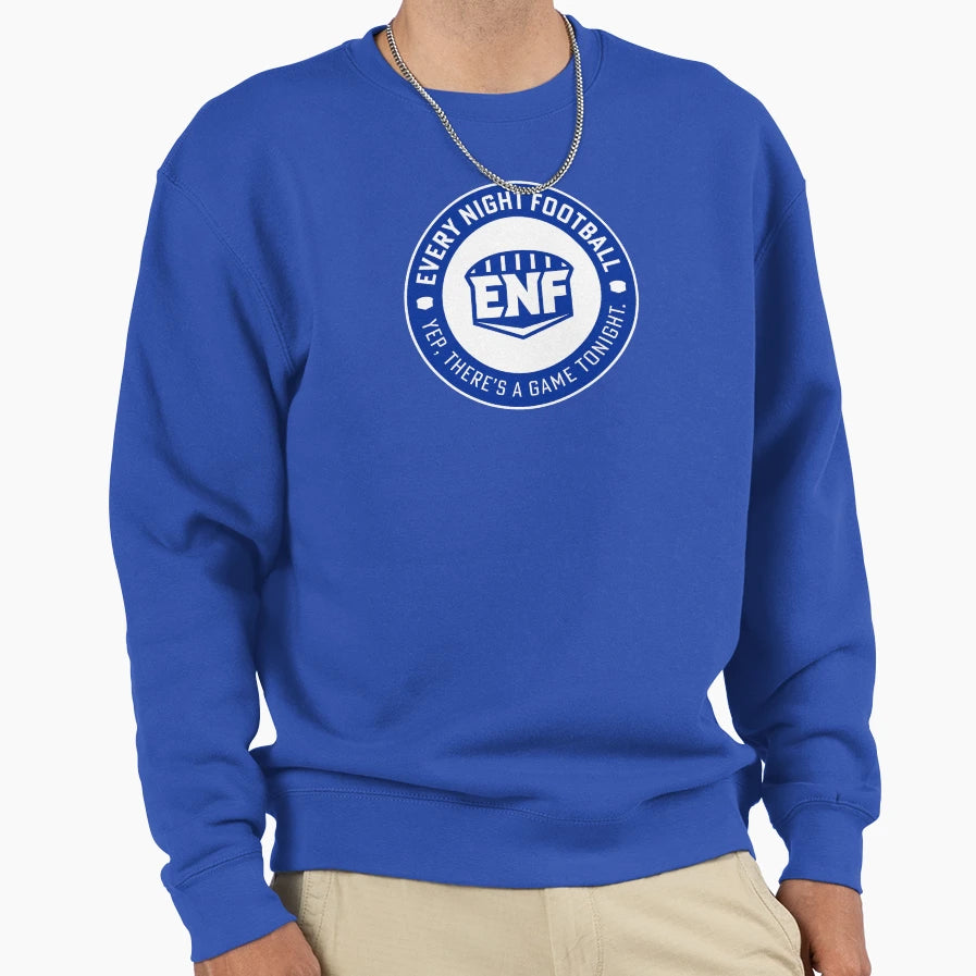 Every Night Football Circular Slogan Sweatshirt - Graphic Print Men Women - T-Shirt, Sweatshirt, Hoodie