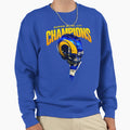 Copia De Rams Helmet Sweatshirt - Novelty Apparel for Adults - T-Shirt, Sweatshirt, Hoodie