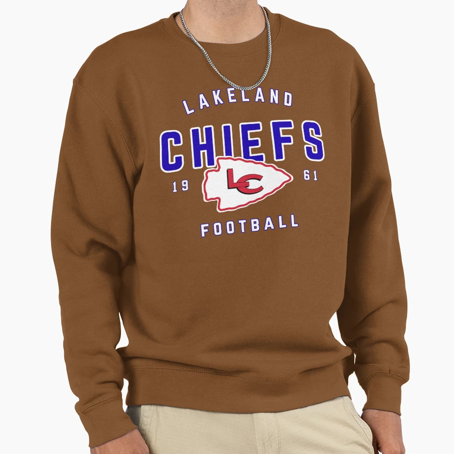 Lakeland Chiefs 1961 Football Sweatshirt - Unique Graphic Unisex - T-Shirt, Sweatshirt, Hoodie
