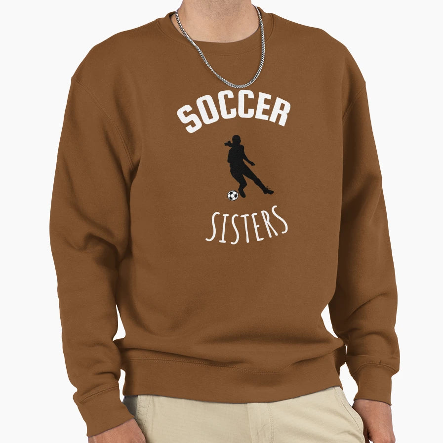 Soccer Sisters Womens Football Sweatshirt - Graphic Print Unisex - T-Shirt, Sweatshirt, Hoodie