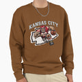 Kansas City Football Sweatshirt - Fun Novelty Design for Adults - T-Shirt, Sweatshirt, Hoodie