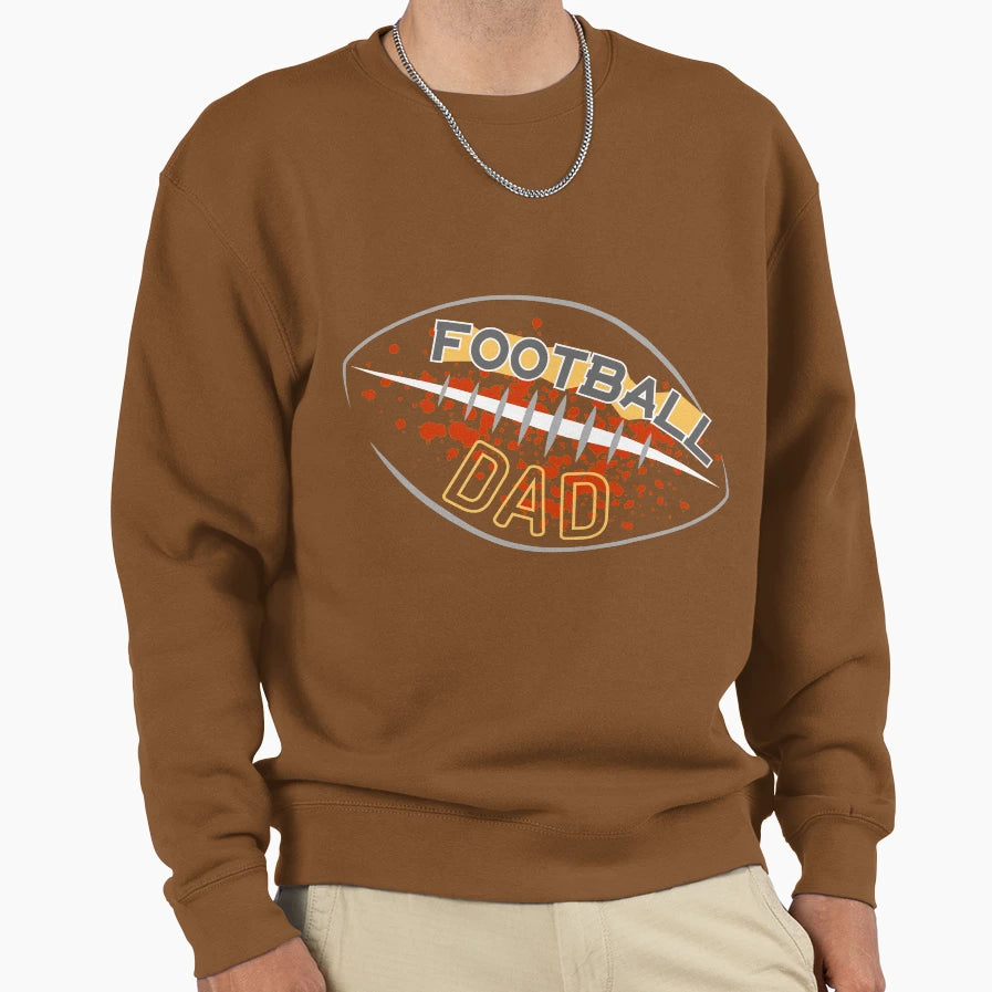 Football Dad Birthday Day Gift T-Shirt - Novelty Apparel Unisex - T-Shirt, Sweatshirt, Hoodie