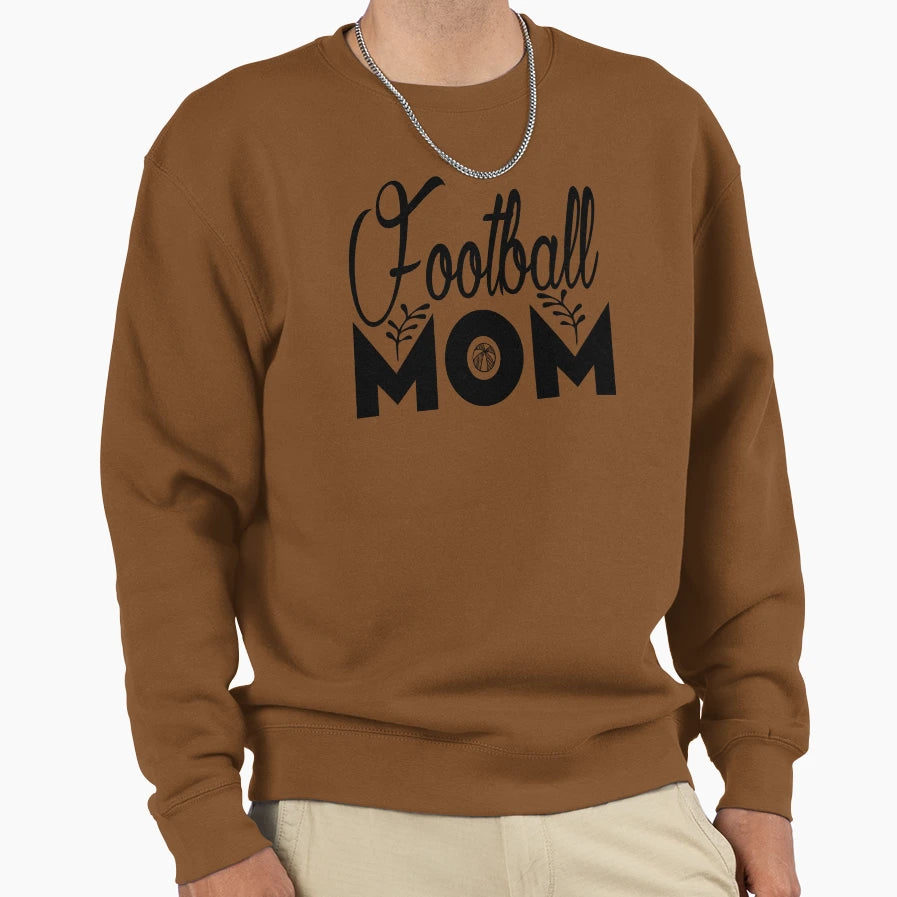 Football Mom Sweatshirt - Casual Everyday Wear for Adults - T-Shirt, Sweatshirt, Hoodie