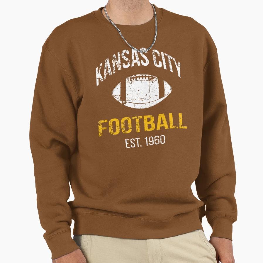 Kansas City Football Team Sweatshirt - Graphic Print for Adults - T-Shirt, Sweatshirt, Hoodie