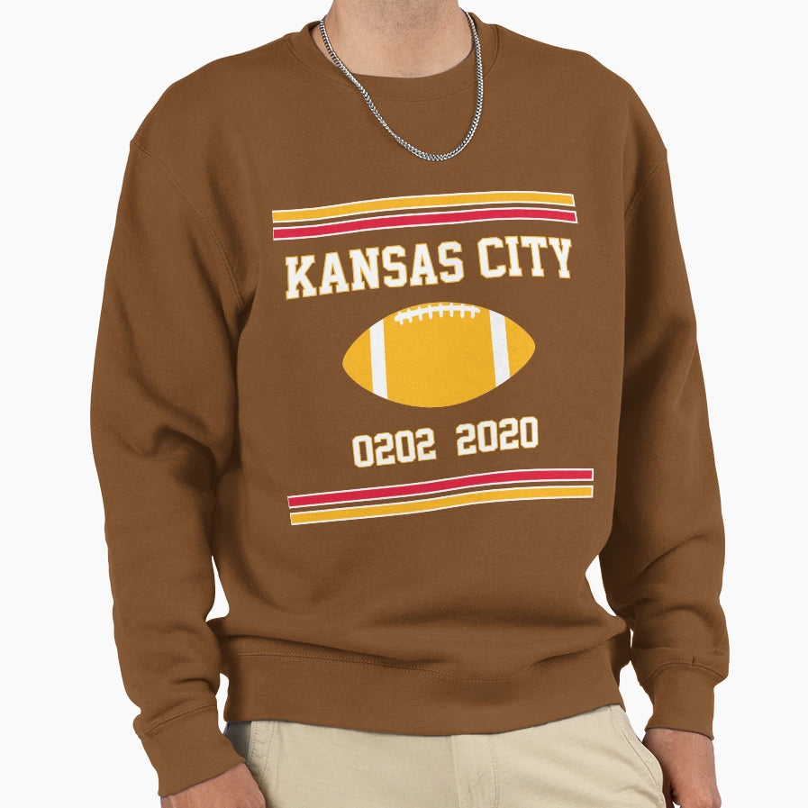 Kansas City Football 2020 Super Kc Fan Sweatshirt - Novelty Apparel Unisex - T-Shirt, Sweatshirt, Hoodie