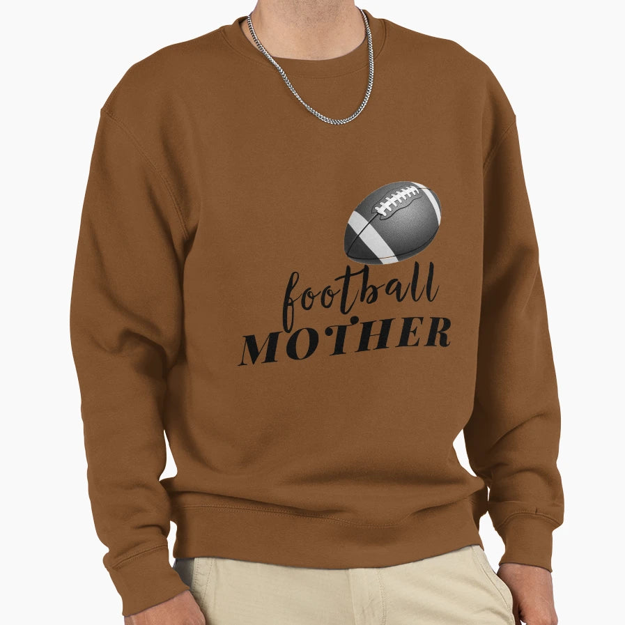 Football Mother Scooring Moms Sweatshirt - Graphic Print Men Women - T-Shirt, Sweatshirt, Hoodie