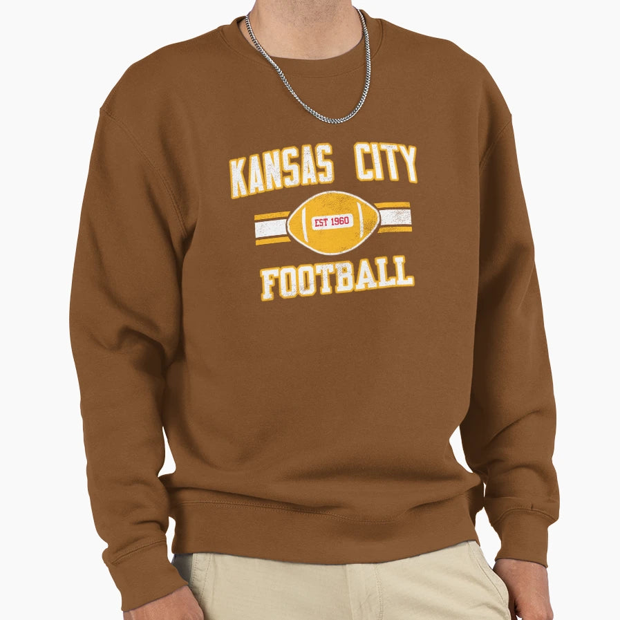 Kansas City Football Sweatshirt - Casual Everyday Wear for Adults - T-Shirt, Sweatshirt, Hoodie