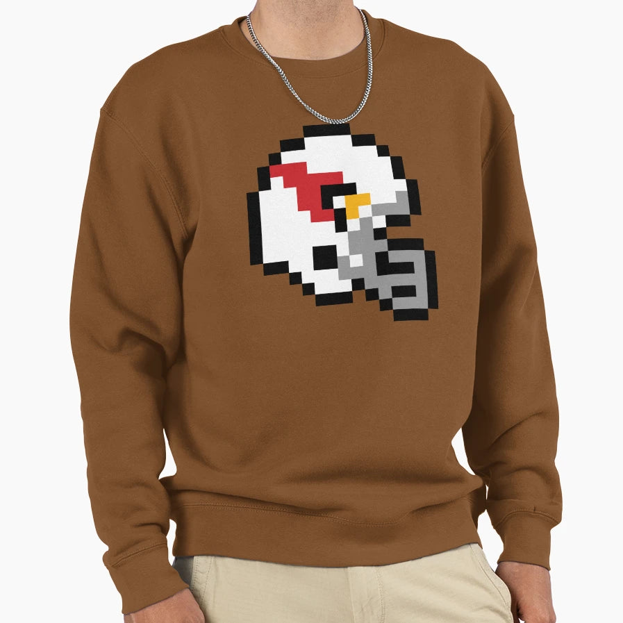 Arizona Cardinals 8 Bit Football Sweatshirt - Custom Art Print Unisex - T-Shirt, Sweatshirt, Hoodie