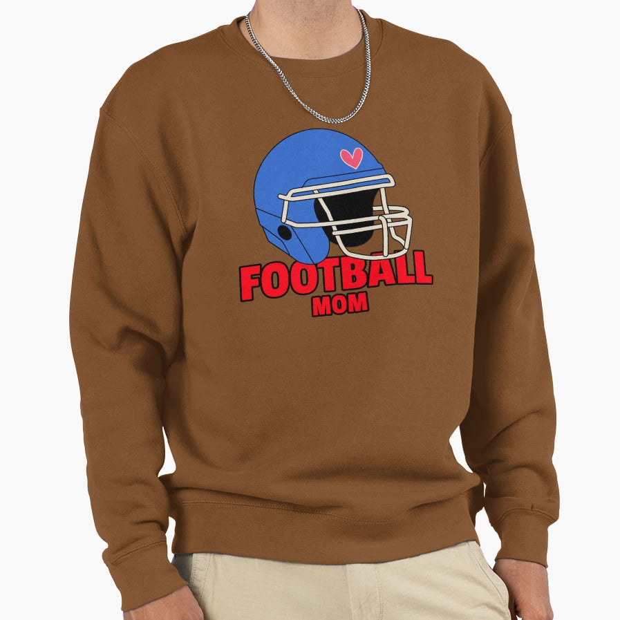 Football Mom Sweatshirt - Trendy Graphic for Adults - T-Shirt, Sweatshirt, Hoodie