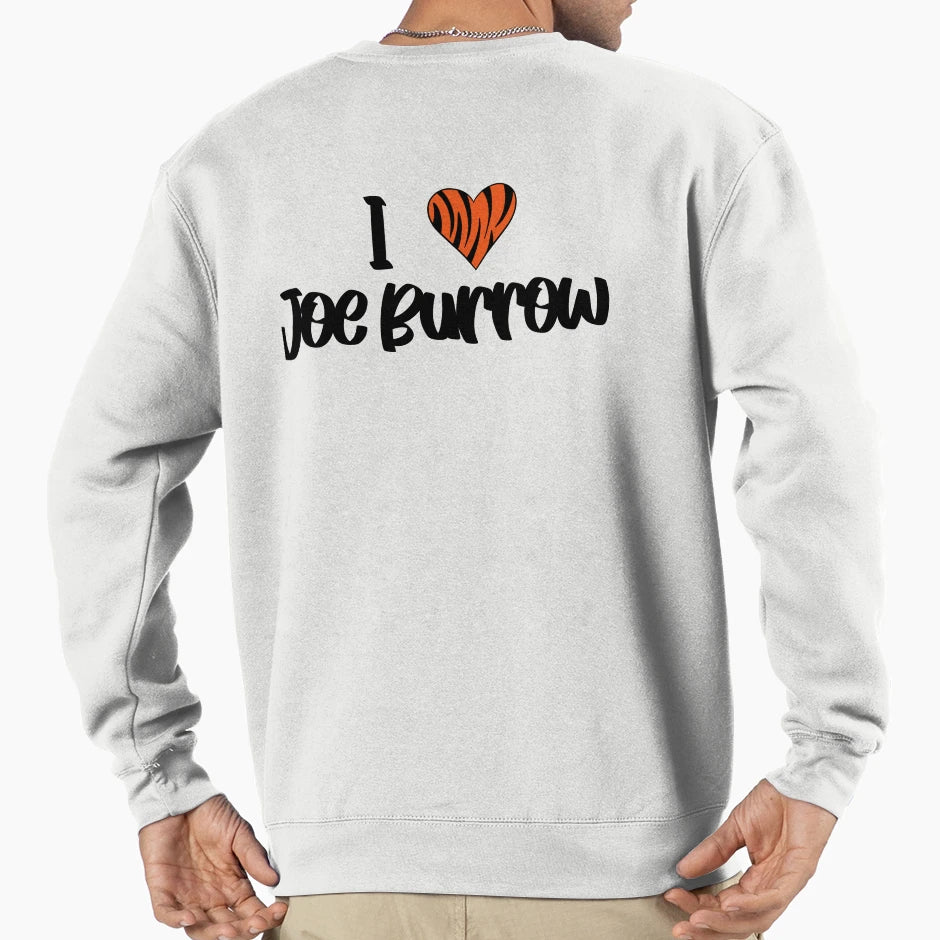 I Heart JB Sweatshirt - Casual Everyday Wear for Adults - T-Shirt, Sweatshirt, Hoodie