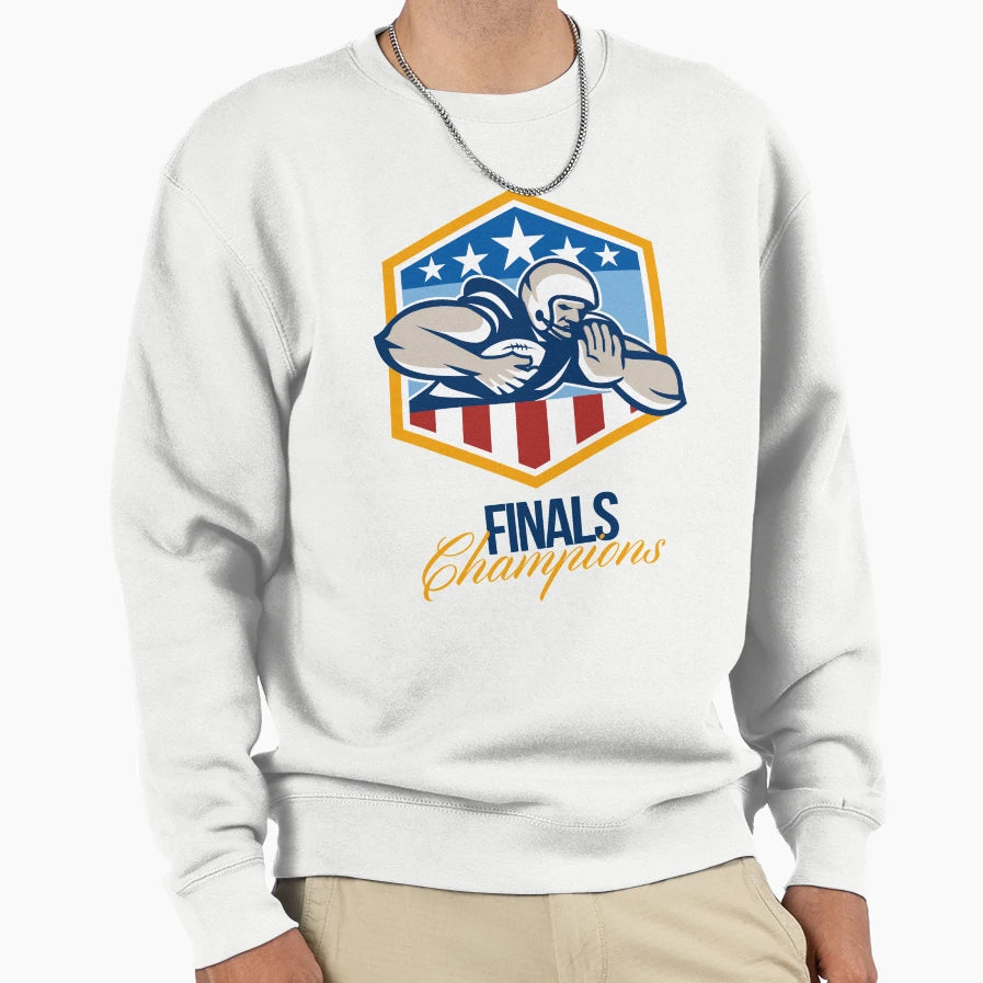 American Football Running Back Sweatshirt - Minimalist Print Men Women - T-Shirt, Sweatshirt, Hoodie