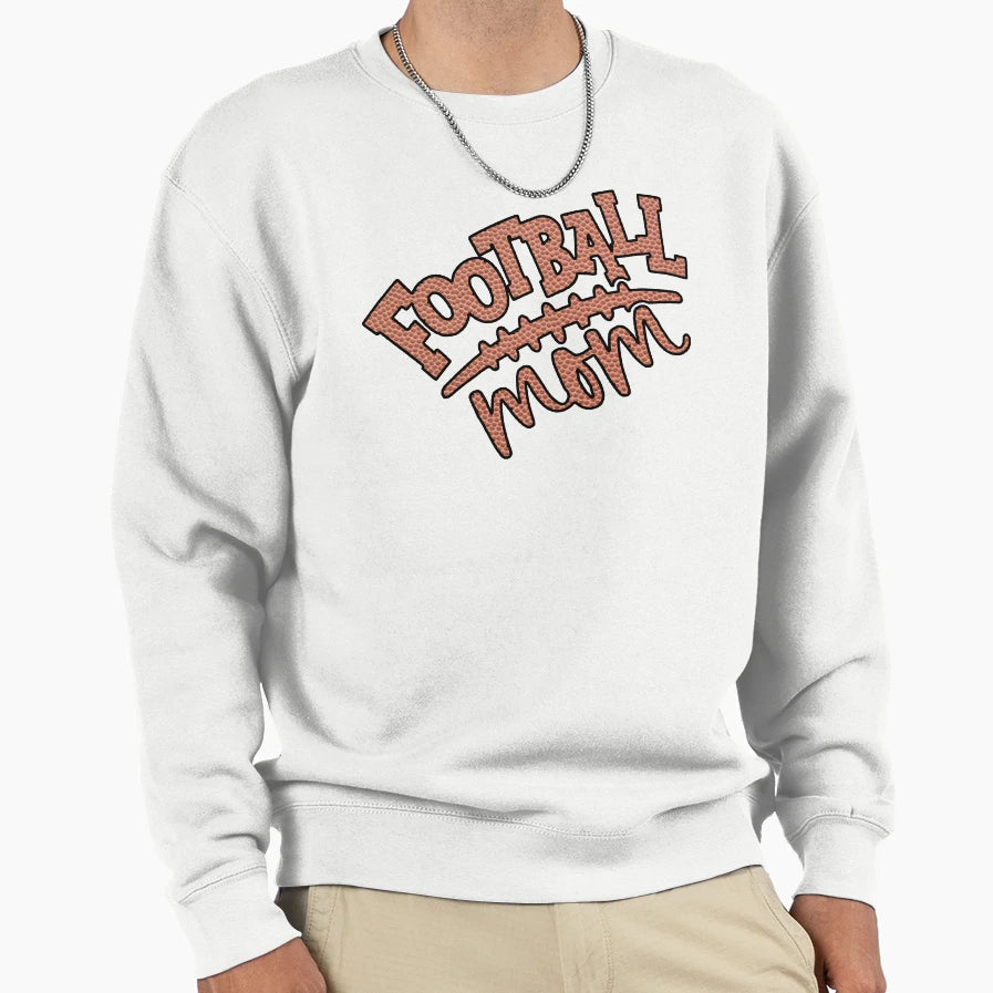 Football Mom Football Season Sweatshirt - Aesthetic Graphic Men Women - T-Shirt, Sweatshirt, Hoodie