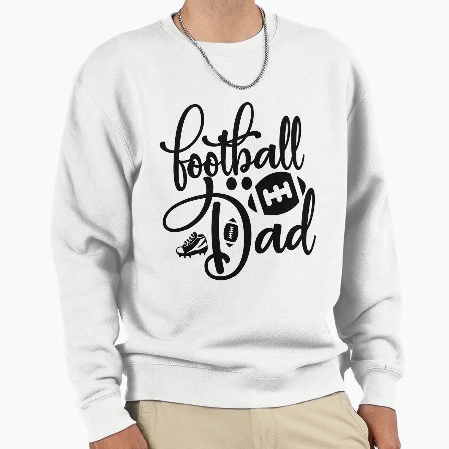 Football Dad Funny Football Lovers T-Shirt - Aesthetic Graphic for Adults - T-Shirt, Sweatshirt, Hoodie