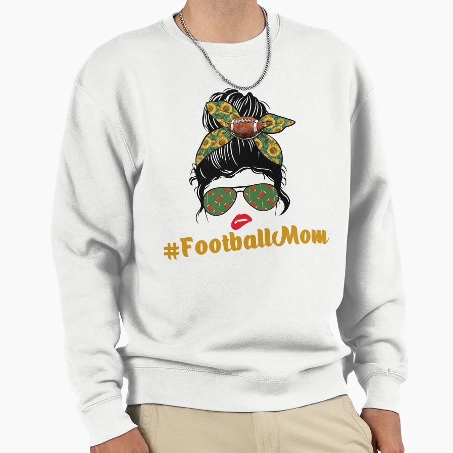 Football Mom Game Day Game Day Sweatshirt - Fun Novelty Design Men Women - T-Shirt, Sweatshirt, Hoodie