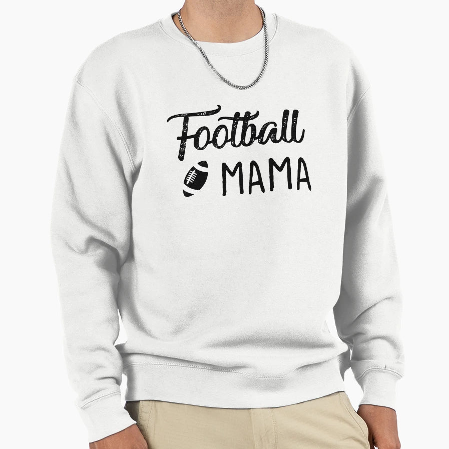 Football Mama Funny Rugby Mom Gift Sweatshirt - Custom Art Print for Adults - T-Shirt, Sweatshirt, Hoodie
