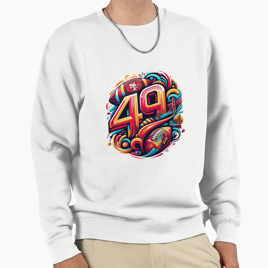 49Ers San Francisco New Logo Sweatshirt - Trendy Graphic Unisex - T-Shirt, Sweatshirt, Hoodie