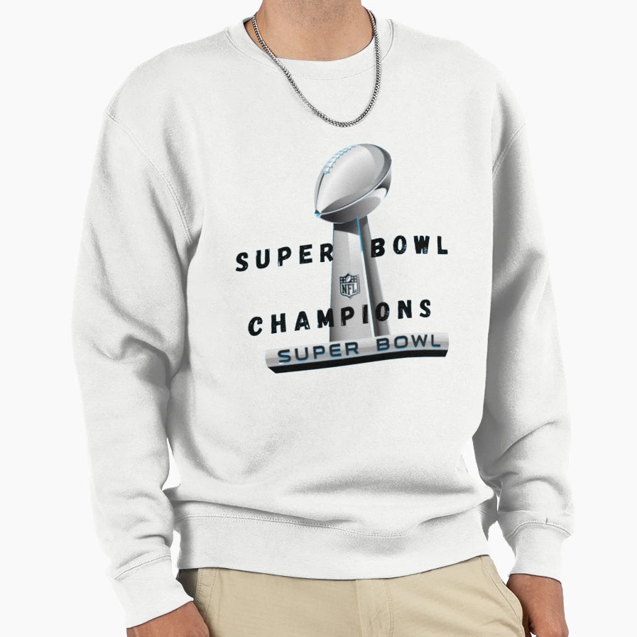 Super Bowl Champions Sweatshirt - Minimalist Print Men Women - T-Shirt, Sweatshirt, Hoodie