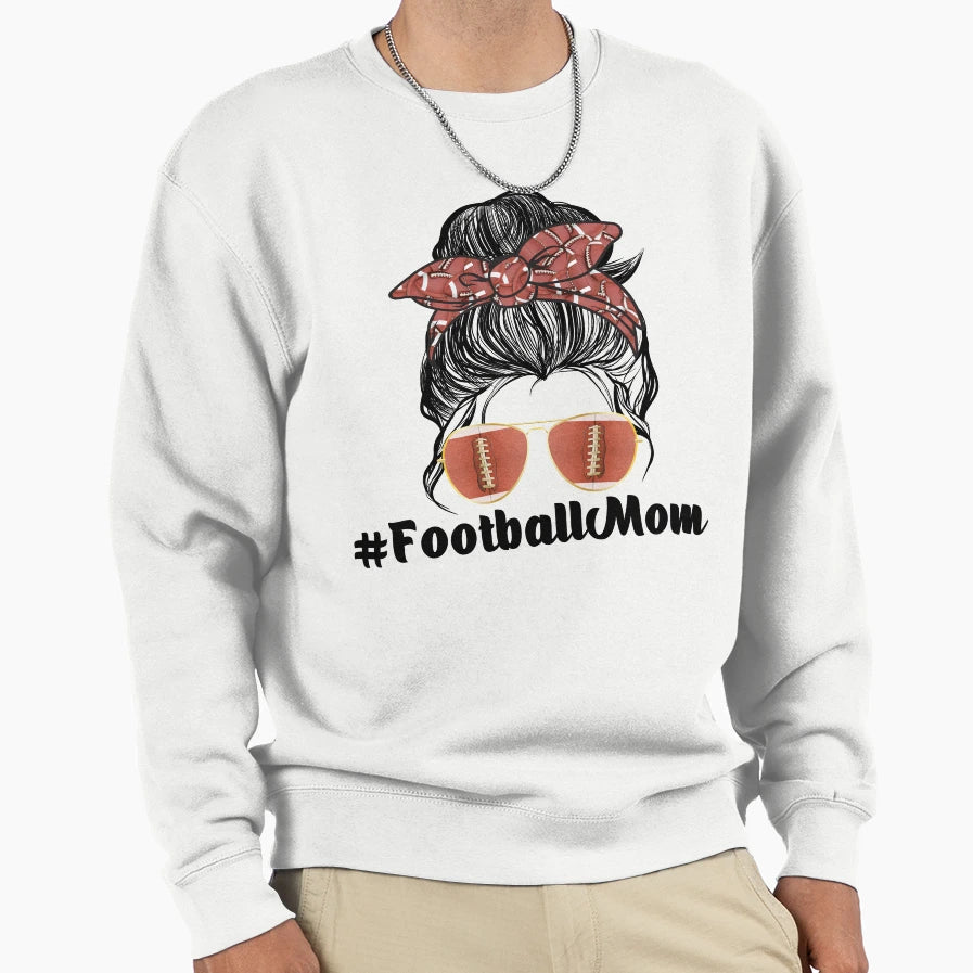Football Mom Game Day Game Day Sweatshirt - Novelty Apparel for Adults - T-Shirt, Sweatshirt, Hoodie
