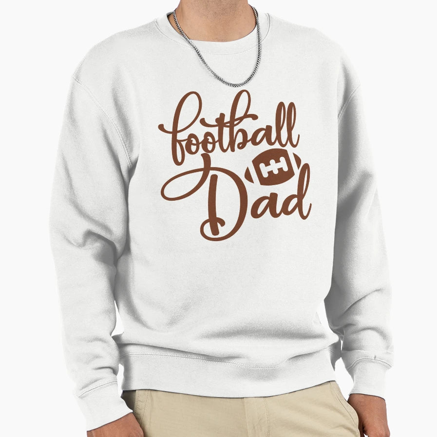 Football Dad Sweatshirt - Custom Art Print Unisex - T-Shirt, Sweatshirt, Hoodie