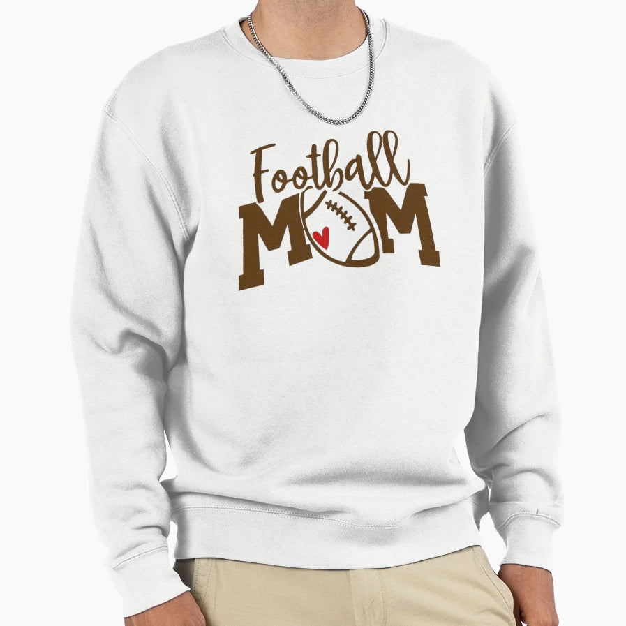 Football Mom Football Season Custom Sweatshirt - Graphic Print Men Women - T-Shirt, Sweatshirt, Hoodie