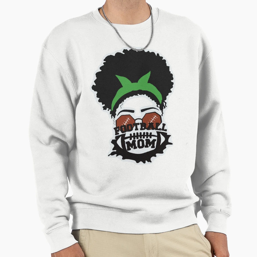 Fball Momgreen Sweatshirt - Graphic Print Unisex - T-Shirt, Sweatshirt, Hoodie