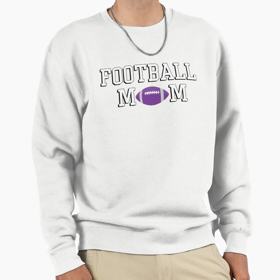 Football Mom Sweatshirt - Streetwear Style for Adults - T-Shirt, Sweatshirt, Hoodie