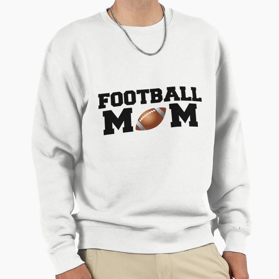 Football Mom Sweatshirt - Aesthetic Graphic Unisex - T-Shirt, Sweatshirt, Hoodie