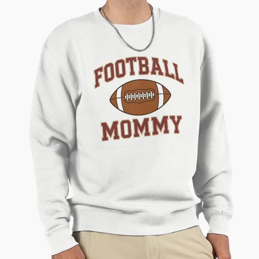 Football Mommy Logo Sweatshirt - Graphic Print Unisex - T-Shirt, Sweatshirt, Hoodie