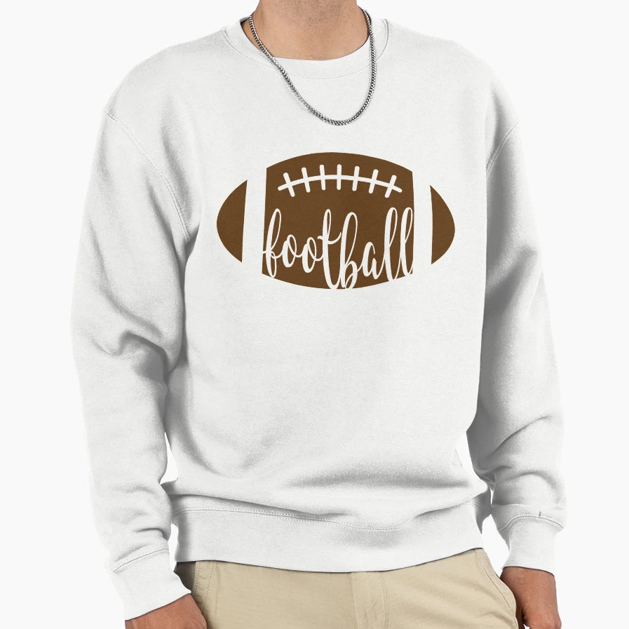 Football Sweatshirt - Casual Everyday Wear for Adults - T-Shirt, Sweatshirt, Hoodie