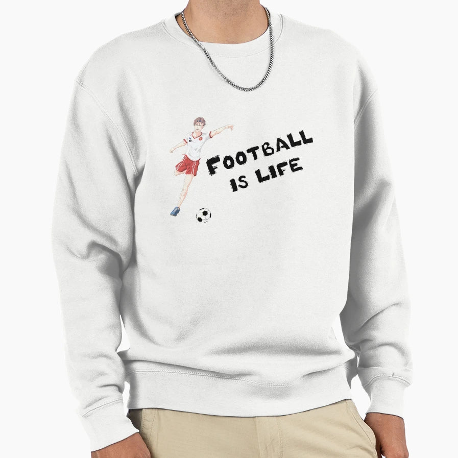 Football Is Life Sweatshirt - Unique Graphic Men Women - T-Shirt, Sweatshirt, Hoodie