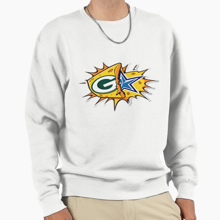 Green Bay Packers Vs Dallas Cowboys Sweatshirt - Trendy Graphic Men Women - T-Shirt, Sweatshirt, Hoodie