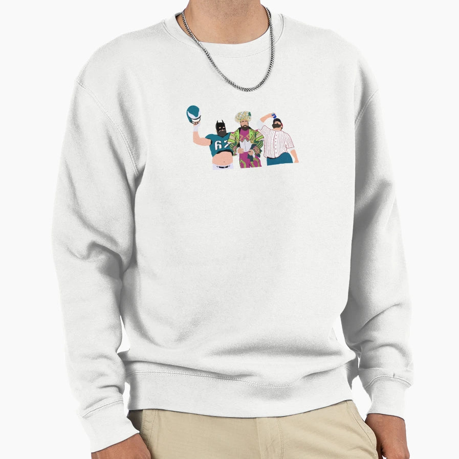 Jason Kelces Iconic Philly Moments Sweatshirt - Novelty Apparel Men Women - T-Shirt, Sweatshirt, Hoodie
