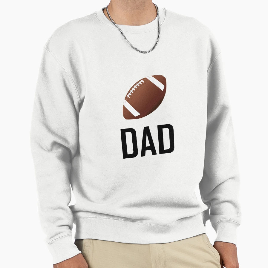 Football Sports Dad Sweatshirt - Aesthetic Graphic for Adults - T-Shirt, Sweatshirt, Hoodie
