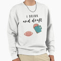 Drink And Draft Sweatshirt - Fun Novelty Design for Adults - T-Shirt, Sweatshirt, Hoodie