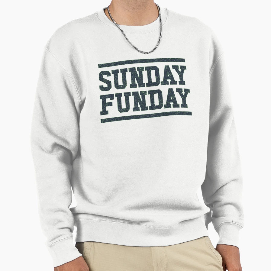 Sunday Funday Seahawks Sweatshirt - Custom Art Print Unisex - T-Shirt, Sweatshirt, Hoodie