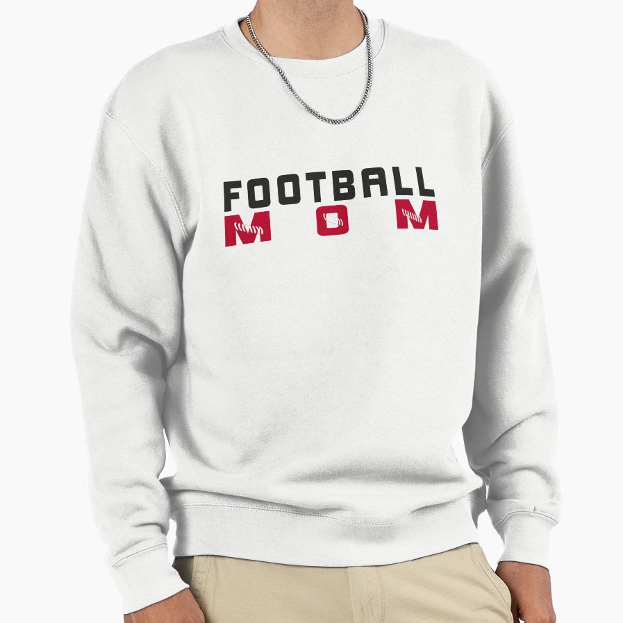 Football Mom Mom Life Football Sweatshirt - Minimalist Print Men Women - T-Shirt, Sweatshirt, Hoodie