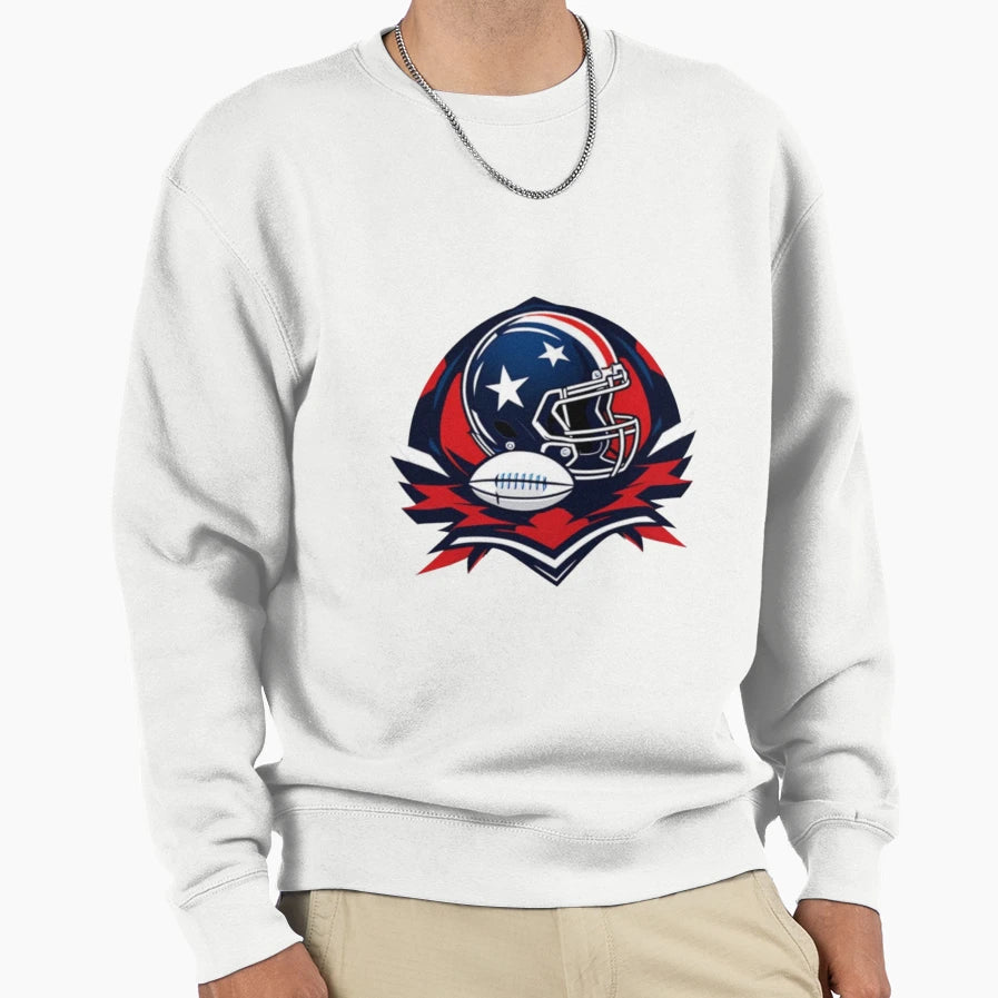 American Football Logo Sweatshirt - Graphic Print for Adults - T-Shirt, Sweatshirt, Hoodie