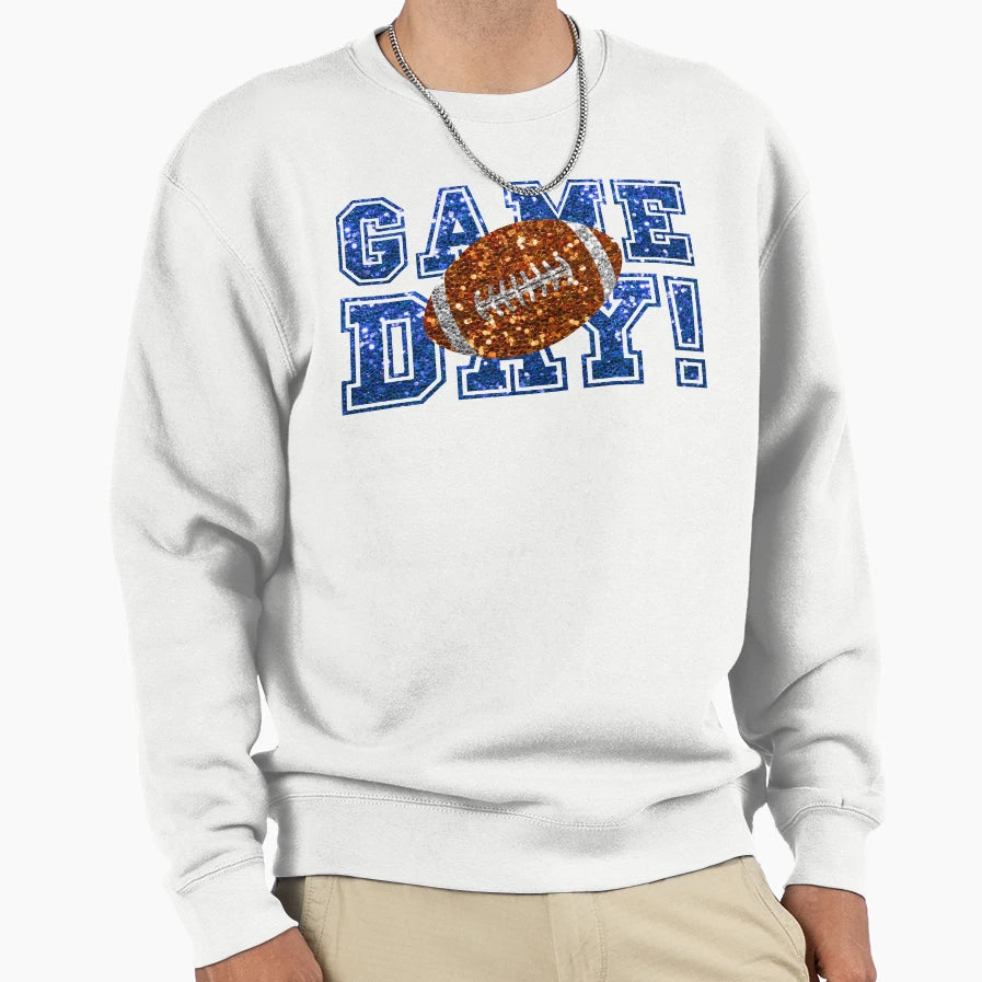 Game Day Football Gear Sweatshirt - Casual Everyday Wear Men Women - T-Shirt, Sweatshirt, Hoodie