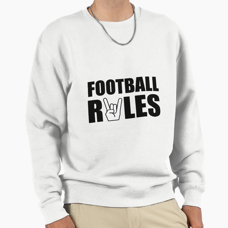 Football Rules Sweatshirt - Novelty Apparel for Adults - T-Shirt, Sweatshirt, Hoodie