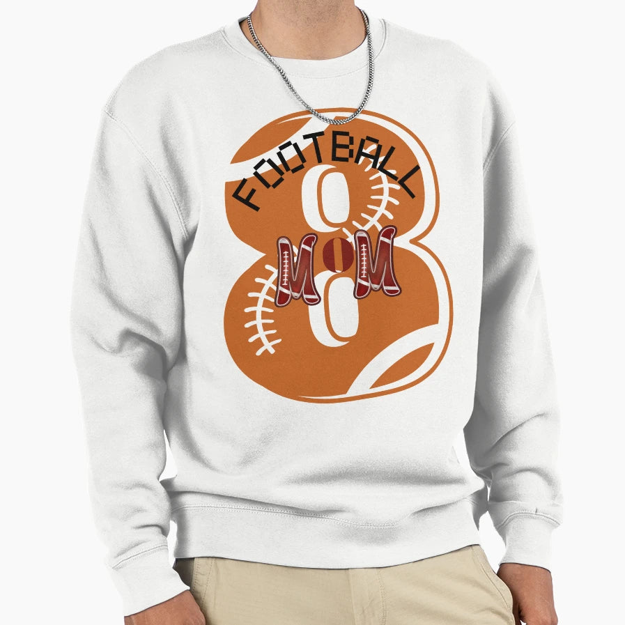 Football Mom Sweatshirt - Custom Art Print Unisex - T-Shirt, Sweatshirt, Hoodie