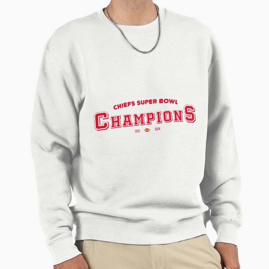 2024 Super Bowl Liv Champions Sweatshirt - Novelty Apparel Men Women - T-Shirt, Sweatshirt, Hoodie