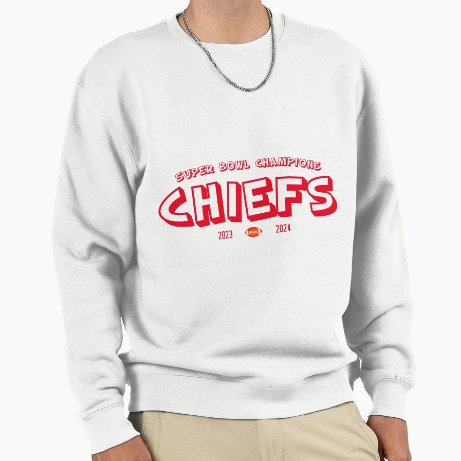 Super Bowl Liv Champions 2024 Sweatshirt - Graphic Print for Adults - T-Shirt, Sweatshirt, Hoodie