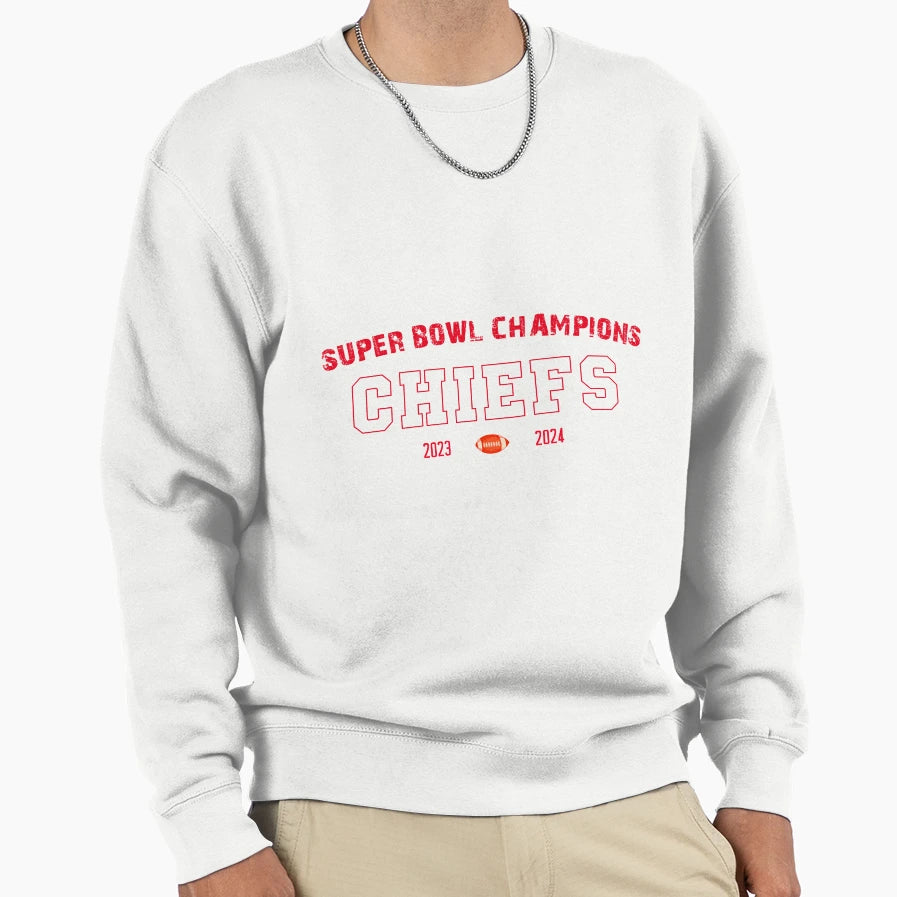 Super Bowl Champions 2024 Sweatshirt - Novelty Apparel Men Women - T-Shirt, Sweatshirt, Hoodie