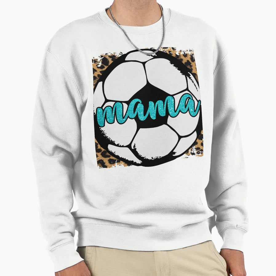 Mama Soccer Gift Sweatshirt - Trendy Graphic Unisex - T-Shirt, Sweatshirt, Hoodie