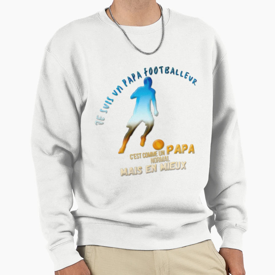 Im Football Dad Its Like Normal Sweatshirt - Aesthetic Graphic for Adults - T-Shirt, Sweatshirt, Hoodie