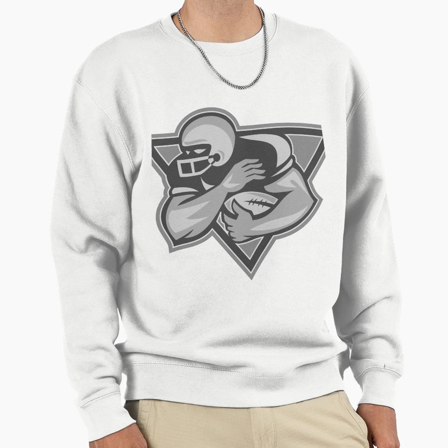 American Football Running Back Ball Sweatshirt - Unique Graphic Unisex - T-Shirt, Sweatshirt, Hoodie