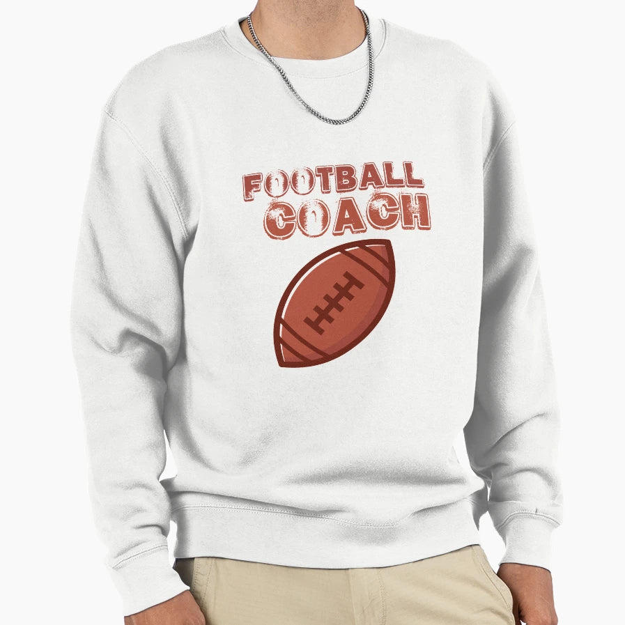 Football Coach Sweatshirt - Custom Art Print for Adults - T-Shirt, Sweatshirt, Hoodie