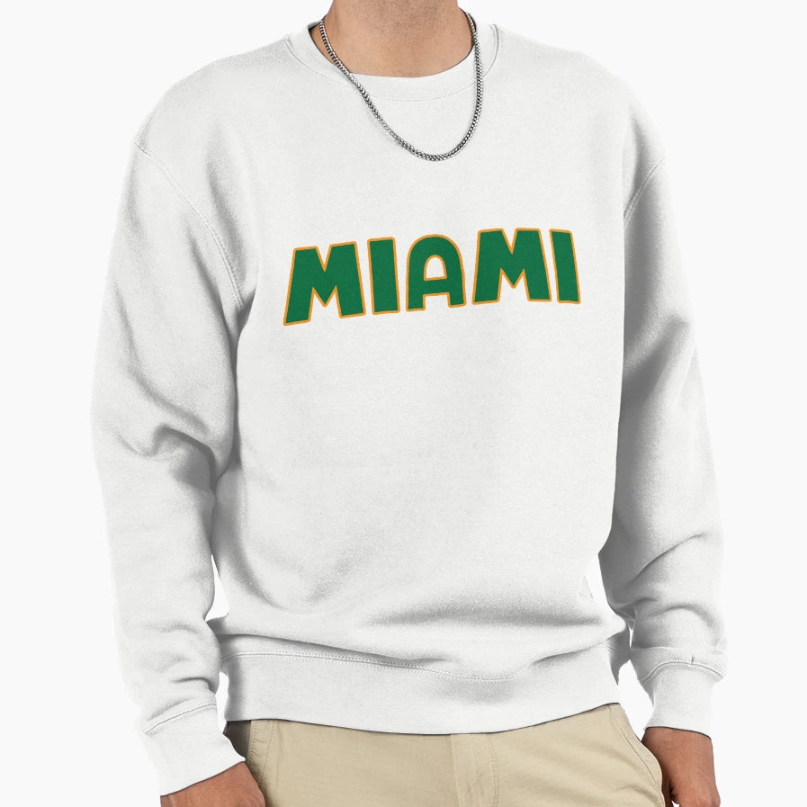 Miami Sweatshirt - Custom Art Print for Adults - T-Shirt, Sweatshirt, Hoodie