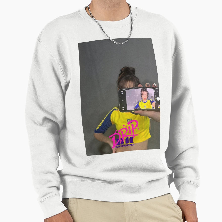 Babymonster Drip Clik Clak Ahyeon Sweatshirt - Streetwear Style for Adults - T-Shirt, Sweatshirt, Hoodie