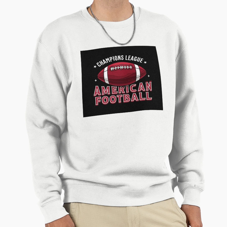 Champions League American Football Sweatshirt - Unique Graphic Men Women - T-Shirt, Sweatshirt, Hoodie